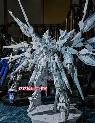 免拼装成品模型代工MG自由2.0元祖独角兽实物拍摄手办摆件