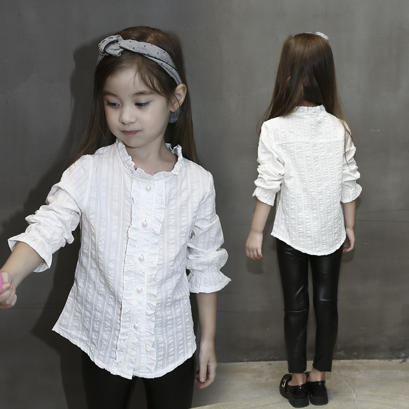 Chemise fille à manche longue - Ref 2084444 Image 1