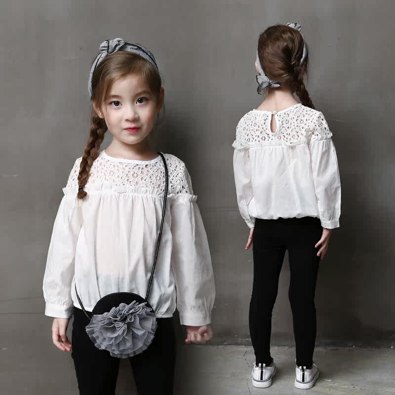 Chemise fille à manche longue - Ref 2084951 Image 1