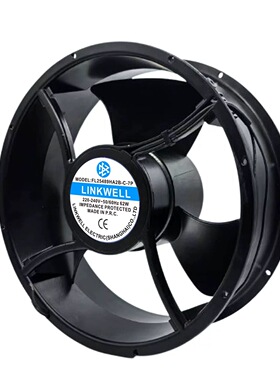 全新LINKWELL轴流风机 FL25489HA2B-C-7P AC220-240V 62W散热风扇
