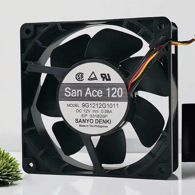 原装三洋 12038 12V 0.98A 9G1212G1011 风量135CFM PWM温控风扇