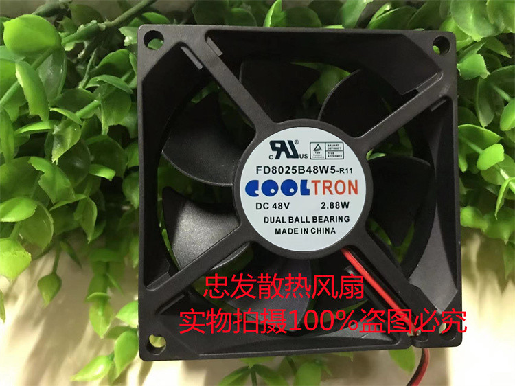 FD8025B48W5 -R11/全新COOLRTON 8025 48V 2.88W散热风扇现货