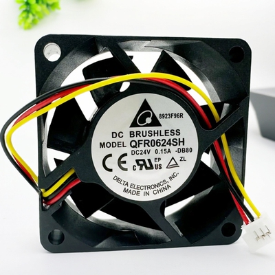 QFR0624SH 原装台达风扇24V 0.15A 三菱变频器原装风扇带插头 6CM
