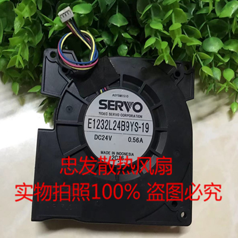 Nidec 日本 SERVO E1232L24B9YS-19 DC24V 0.56A12032涡轮鼓风机