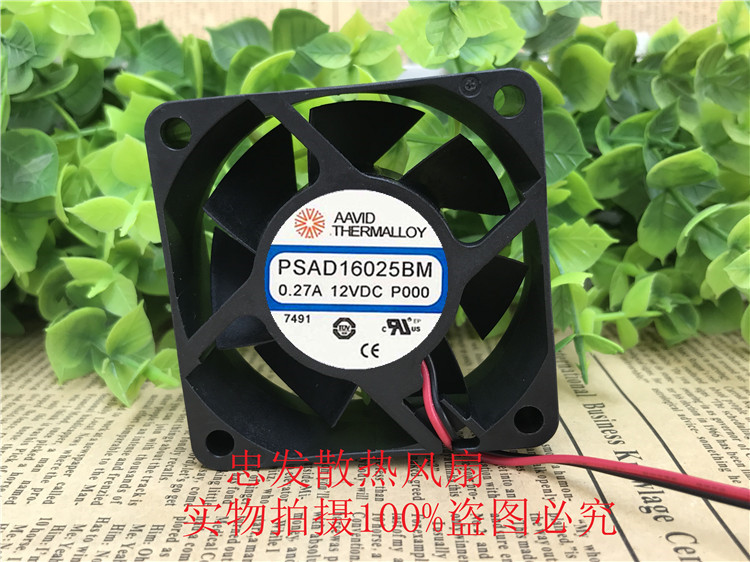 全新AAVID 6025风扇 PSAD16025BM DC12V 0.27A S9蚂蚁官电源风扇