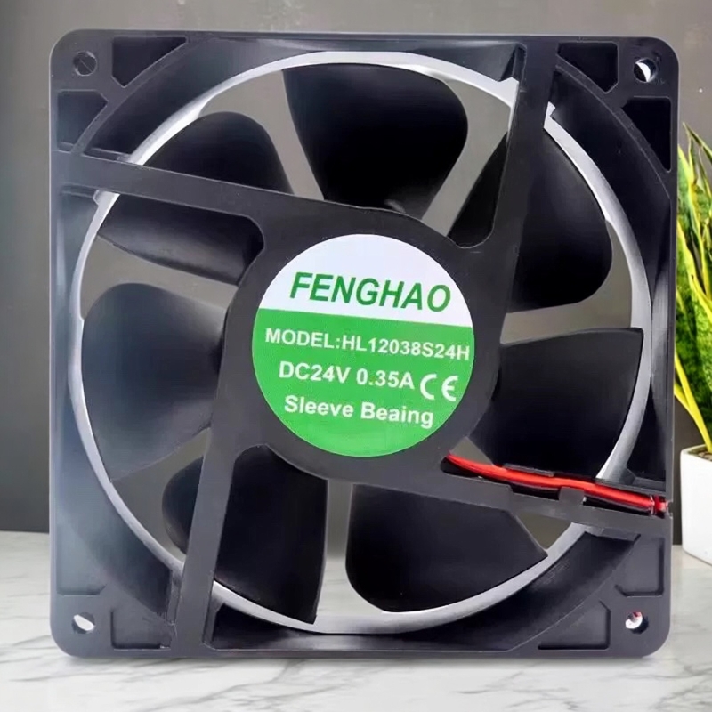 HL12038S24H 全新正品FENGHAO 12038 DC24V 0.35A 变频器散热风扇