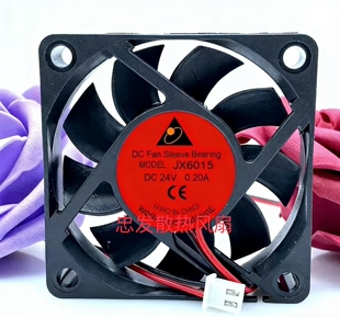 直流风机 全新6CM厘米JX6015 15MM 散热风扇 DC24V0.20A