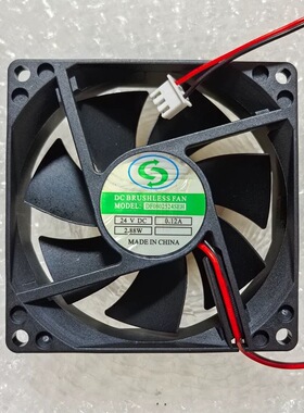 DC BRUSHLESS FAN DF0802524SEH DC24V0.12A 2.88W功放机散热风扇
