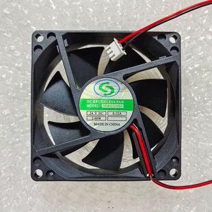 DC24V0.12A DF0802524SEH FAN 2.88W功放机散热风扇 BRUSHLESS