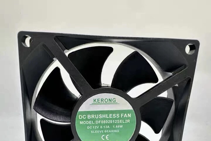 全新DF0802512SEL2R 8CM 8025 12V 0.13A 1.68W 静音电源散热风扇