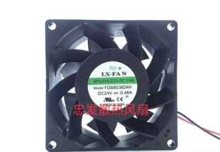 8038 8CM FDB803824H 原装 0.48A FAN 24V 变频器散热风扇