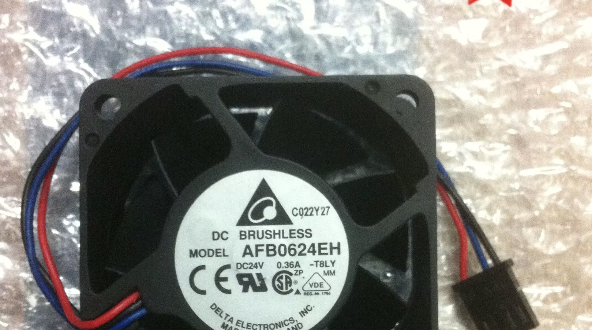 AFB0624EH全新放映机SMPS散热风扇直流24V 0.36A 6025 60X60X25MM