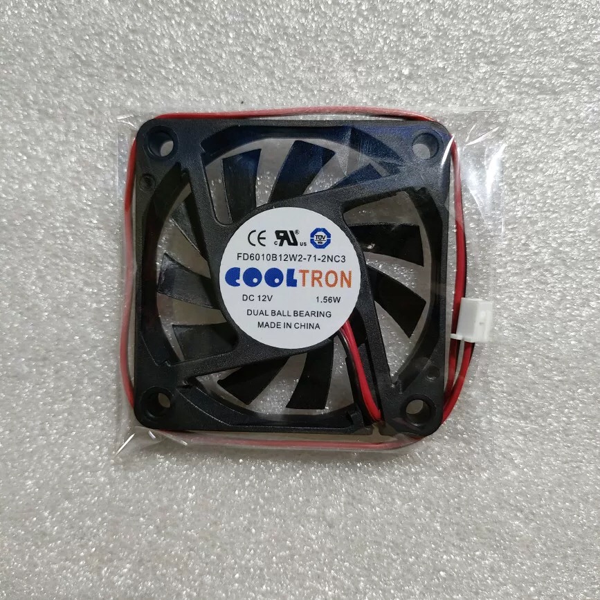 COOLTRON原装FD6010B12W2-71-2NC3 12V1.56W 6CM机箱电源散热风扇