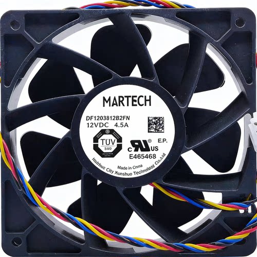 MARTECH DF1203812B2FN 12V 4.5A 12038大风量暴力直流散热风扇
