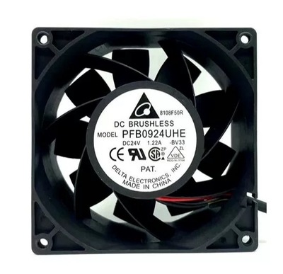 原装台达PFB0924UHE DC24V 1.22A 9CM 9038 大风量变频器散热风扇