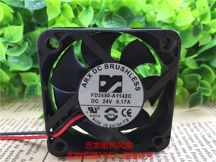 原装 ARX FD2450-A1142C 5015 24V 0.17A 5CM 2线 变频器散热风扇