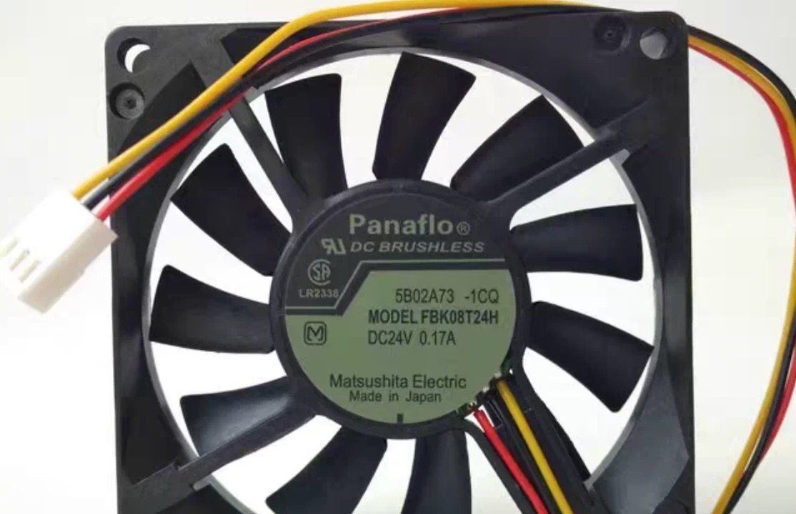 日本松下Panaflo 8015 FBK08T24H DC24V 0.17A 检测报警车床风扇