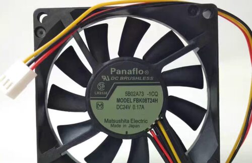 日本松下Panaflo 8015 FBK08T24H DC24V 0.17A 检测报警车床风扇