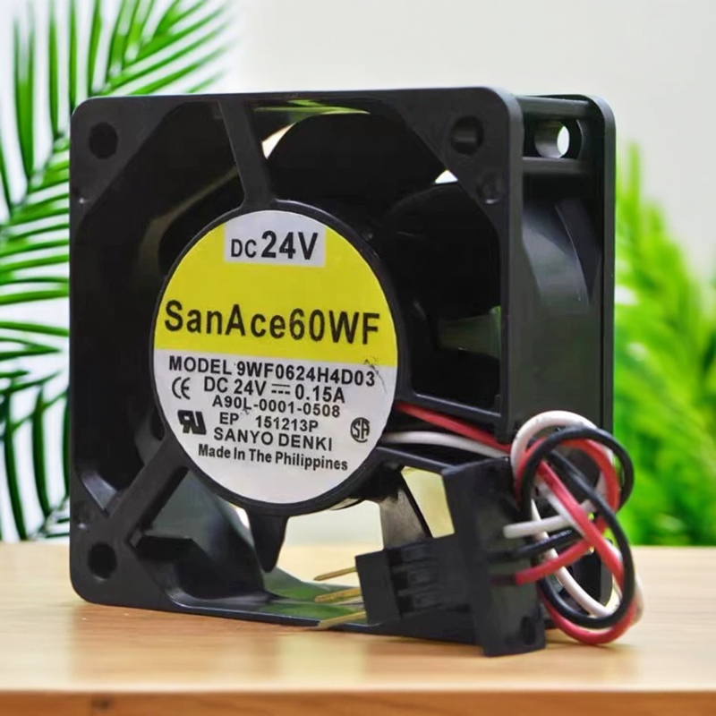 Sanyo/三洋 9WF0624H404 6025 24v 0.15A 发那科数控机床散热风扇