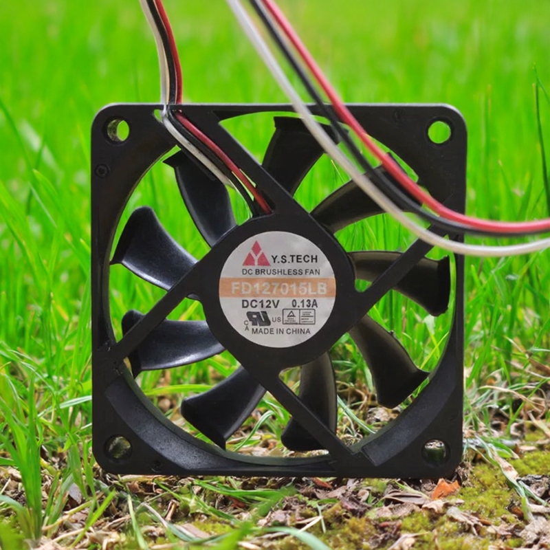 元山 Y.S.TECH 7CM FD127015LB 7015 12V 0.13A 静音 散热风扇