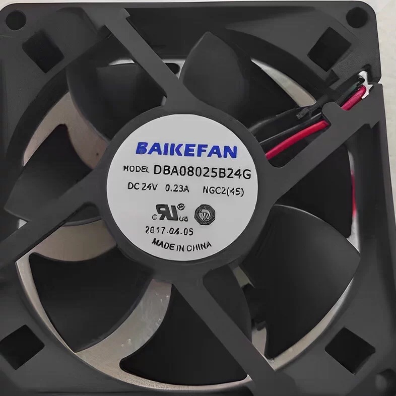 BAIKEFAN 徐工塔吊7527配电箱变频散热风扇8025 8CM DC24V 0.23A