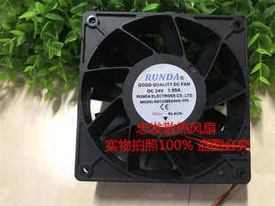 RUNDA潤達RD1238B24VH 12038 24V1.9A電焊機 變頻器散熱風扇 FPS