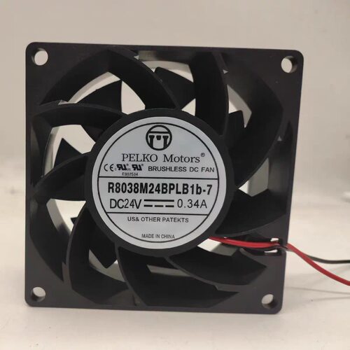 派尔可PELKO MOTORS R8038L24BPLB1-7 24V 电梯 直流散热风扇