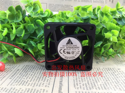 台达 AFB0624SH 6025 24V 0.21A 6CM 2线 变频器 大风量 散热风扇