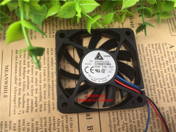 台达 EFB0612HA 6010 12V 0.18A 6CM风扇 机箱散热设备风扇