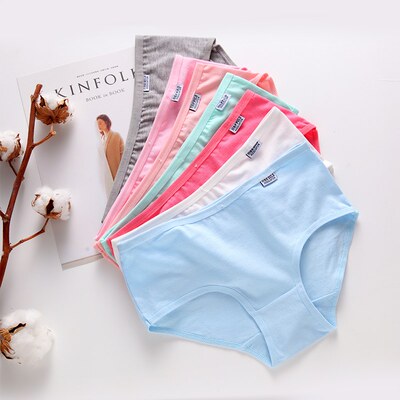 One-piece traceless panties ladies, panty briefs all cotton