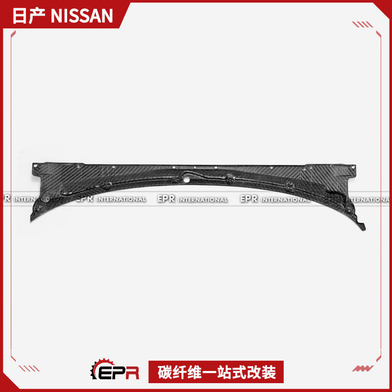 适用于日产 GTR R32 干碳纤维原厂款雨刮挡板挡风玻璃上盖改装件