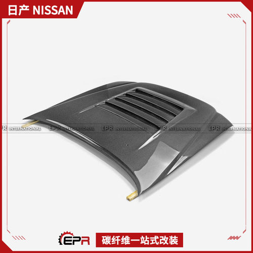 适用于日产 Stagea C34 WC34 碳纤维NIS款前机盖引擎盖车头盖改装