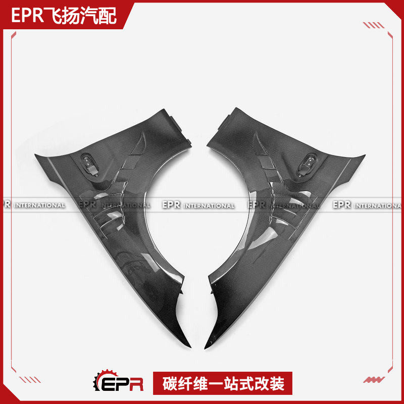 适用于宝马 BMW M2 F87 碳纤维前叶子板翼子板开孔散热替换改装件