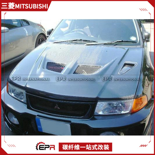 三菱EVO456代碳纤维机盖车头盖