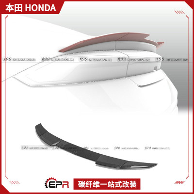 适用于本田 Prelude BF1 碳纤维EPA款后扰流后唇改装装饰底板