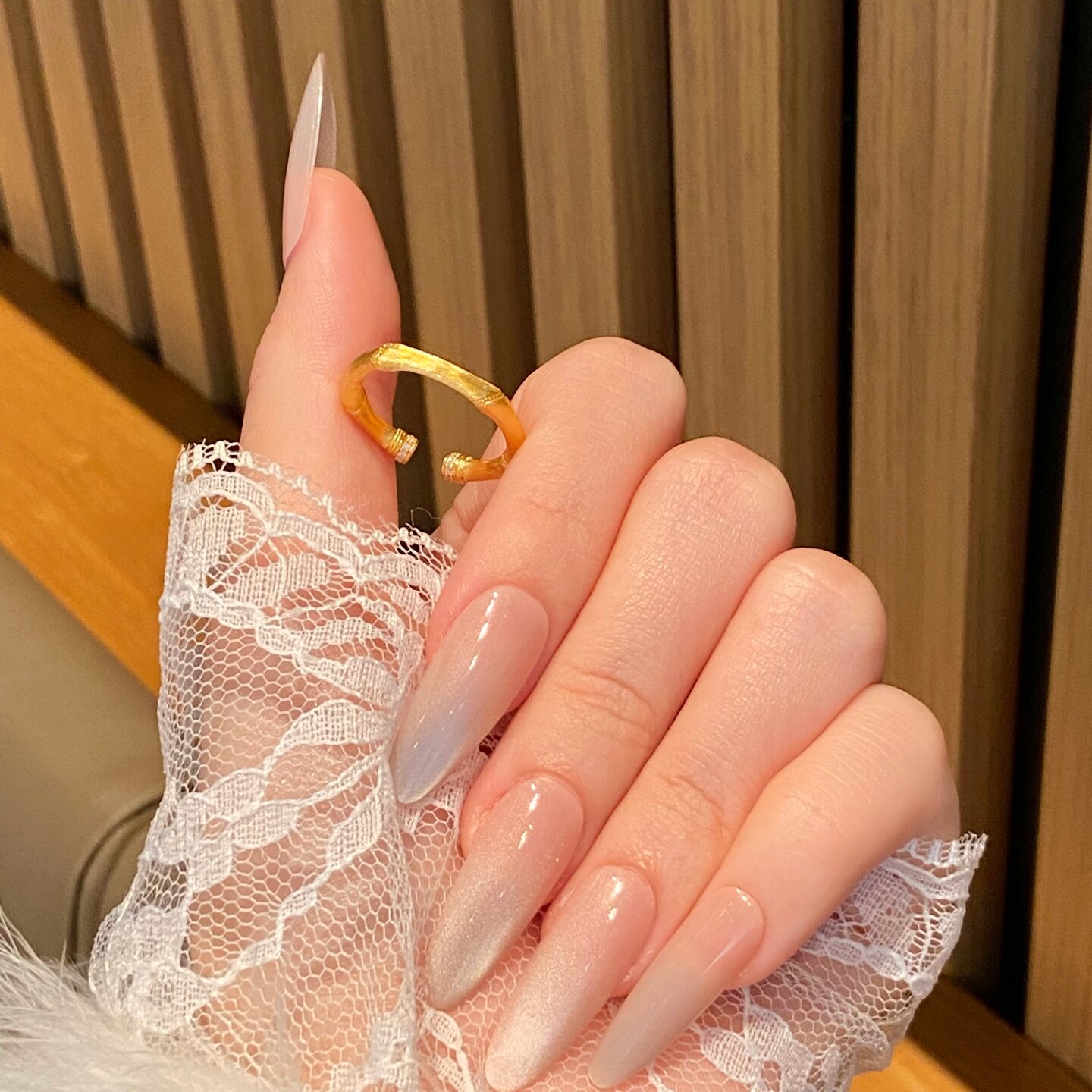 黄金拉丝竹节戒指 足金999莫桑钻富贵竹对戒结婚送女友生日礼物男
