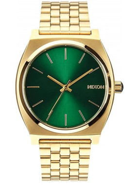 尼克松Nixon森中性男女士石英学生钢带小金表银绿色手表A045简约