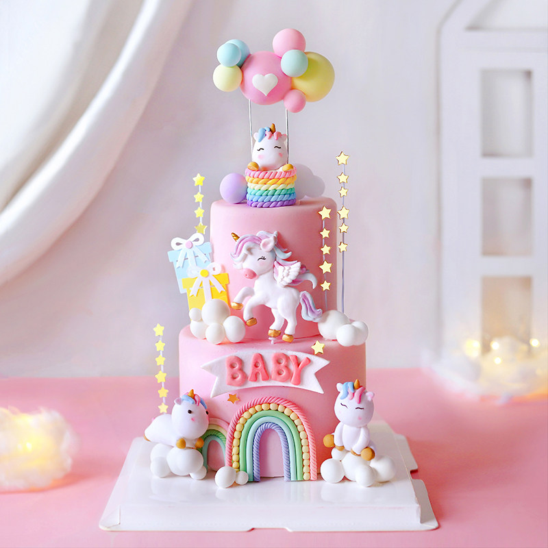 烘焙蛋糕装饰少女心彩虹幻彩独角兽云朵热气球儿童周岁生日插件,节庆用品/礼品,节日装扮用品,淘宝优惠券,粉丝福利购,淘宝优惠卷