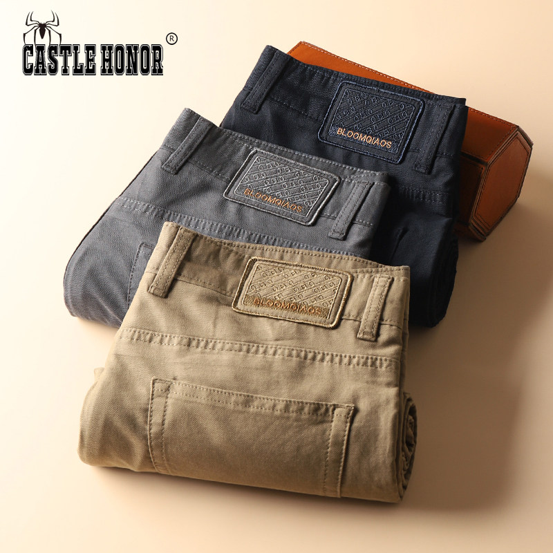 意大利高端进口2025新款休闲裤男士夏季超薄款莫代尔商务直筒裤子,男装,休闲裤,淘宝优惠券,粉丝福利购,淘宝优惠卷