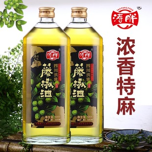 四川洪雅特产大瓶装 正品 家用汉源特麻花椒油 包邮 涛胖藤椒油500ml