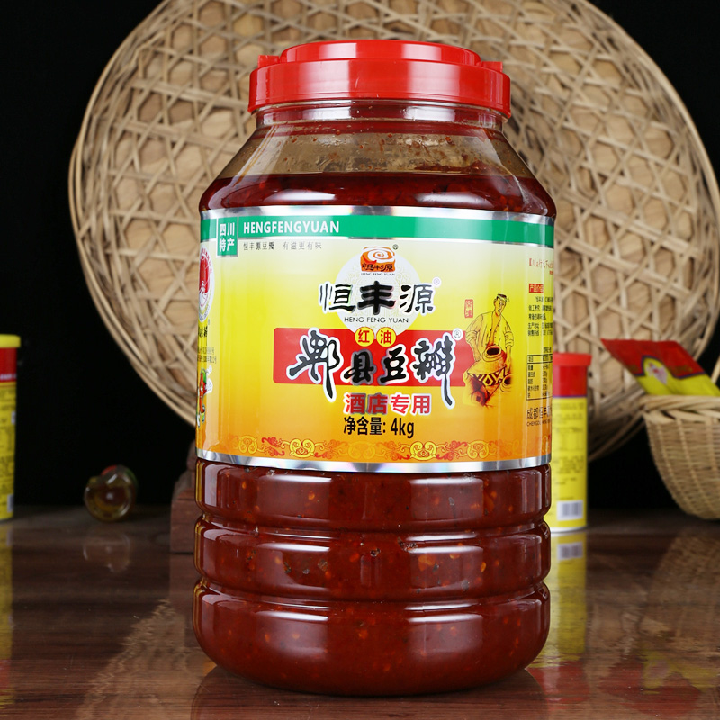 恒丰源红油郫县豆瓣酱4kg