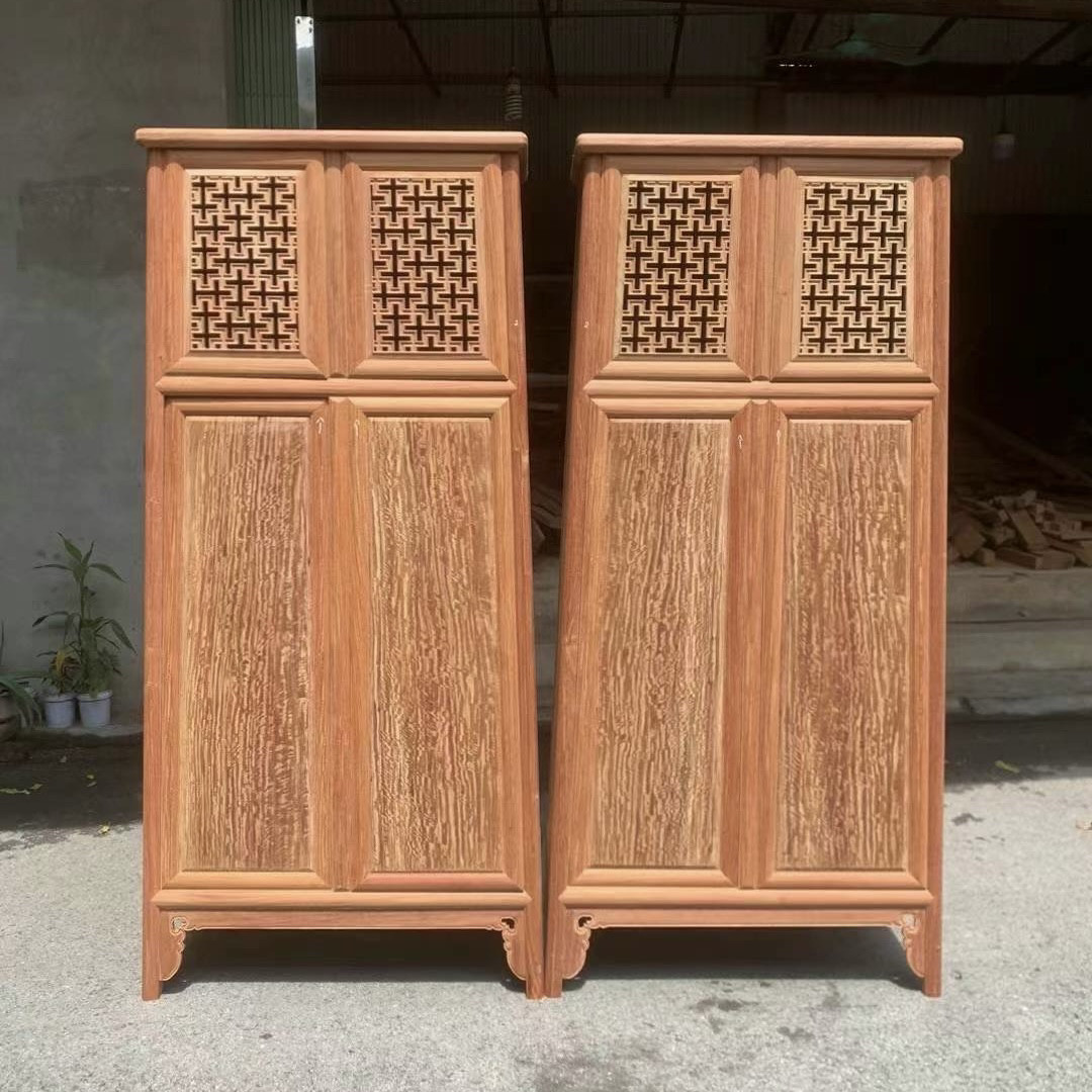 红木柜子缅甸花梨大果紫檀四门衣柜中式实木圆角柜卧室收纳储物柜