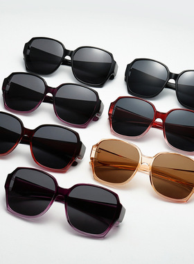 墨镜可套近视镜偏光开车专用男士女士超轻型大框夹片套镜太阳眼镜