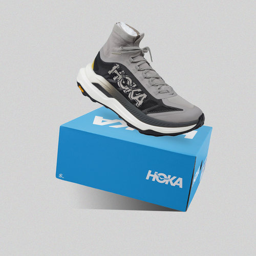 HOKA正品  Tecton X 3 舒适耐穿越野跑鞋男款灰黑色1155112-CMNTB