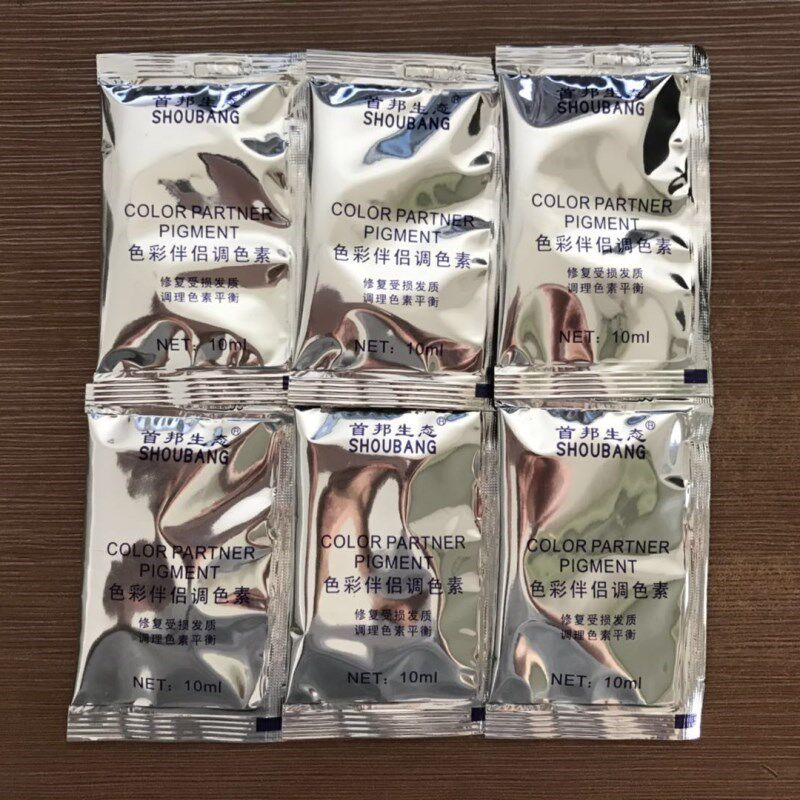 10g首邦盖白发添加剂白发克星调色素色彩伴侣染发剂彩色遮盖白发
