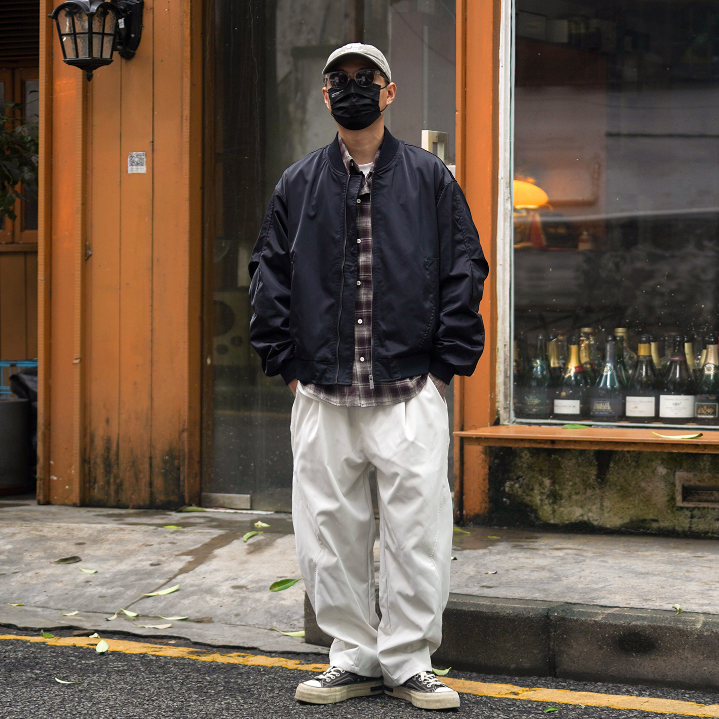 日系复古休闲潮流百搭飞行员夹克