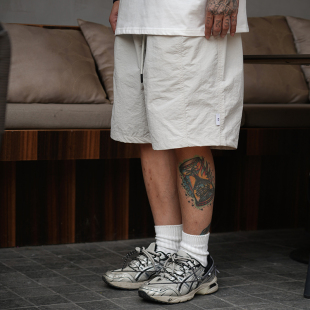 百搭休閑寬松沙灘短褲 男 潮流五分褲 PROPCELL日系復(fù)古簡(jiǎn)約純色短褲