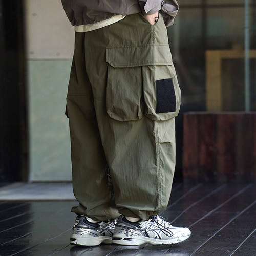 PROPCELL长裤日系复古口袋冲锋裤