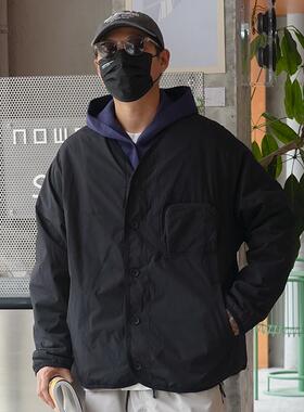 PROPCELL新款日系复古无领纯色夹克休闲Cityboy羊羔绒加厚外套潮