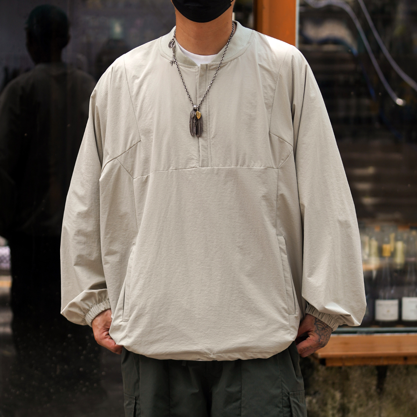 propcell日系复古户外长袖T恤